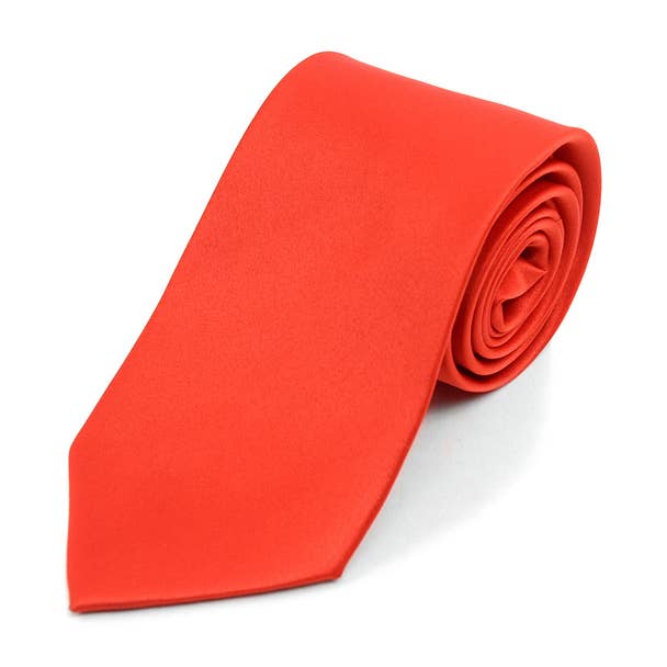 49" Poly Solid Tie in Multiple Colors- Boy's Accessories