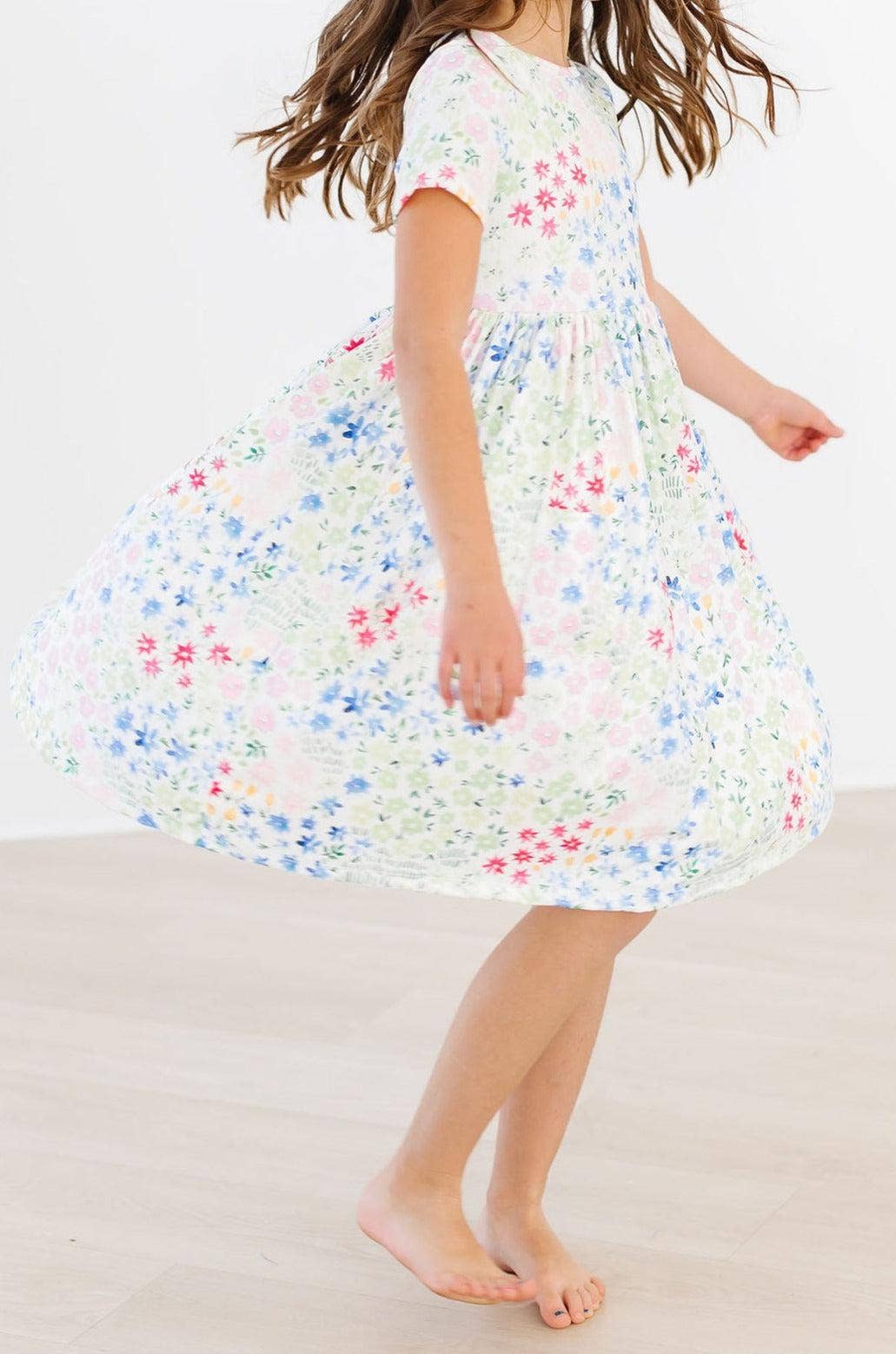 Sunshine Meadows Dress in Pastel- Infant & Girls (6/12-9/10)