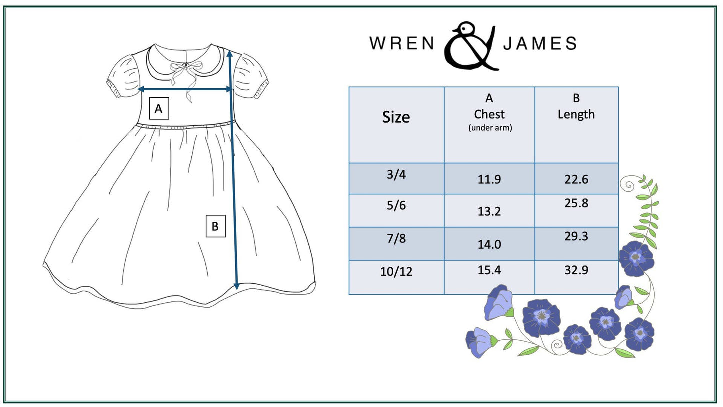 Arthena Dress in Ivory- Girls (3/4-10/12)
