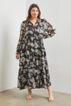 Mila Dress in Black- Misses & Plus (S-3X)