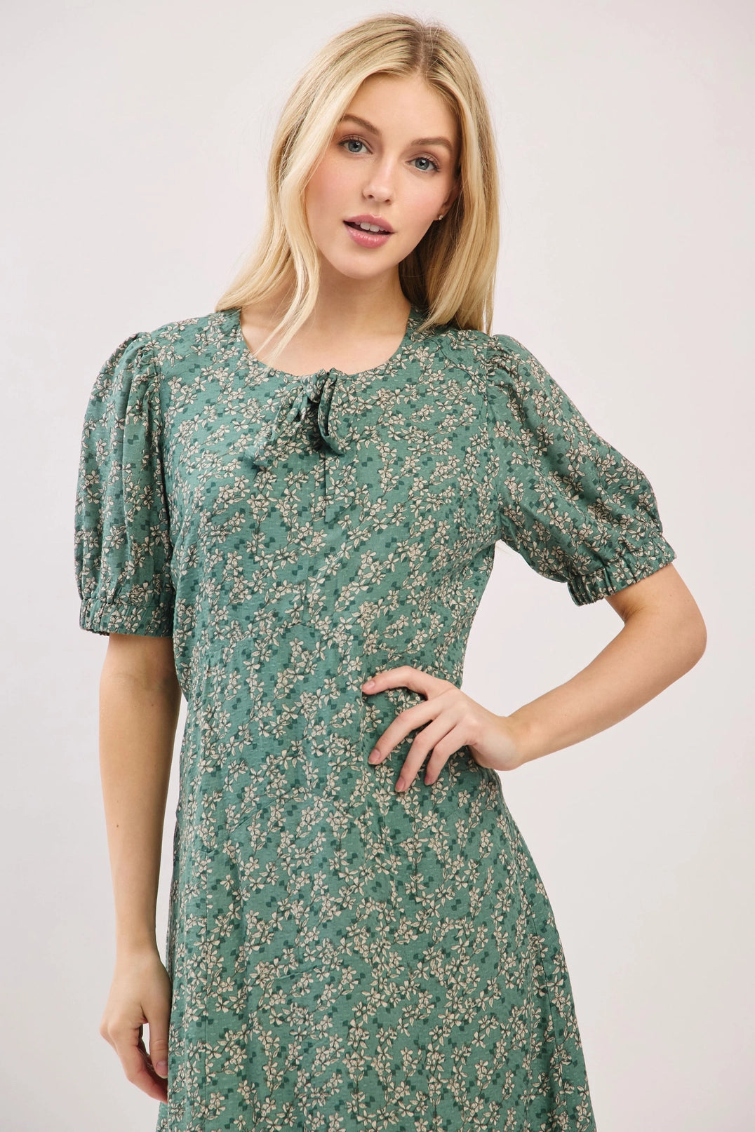 Verity Dress in Agave Green- Misses (S-L)
