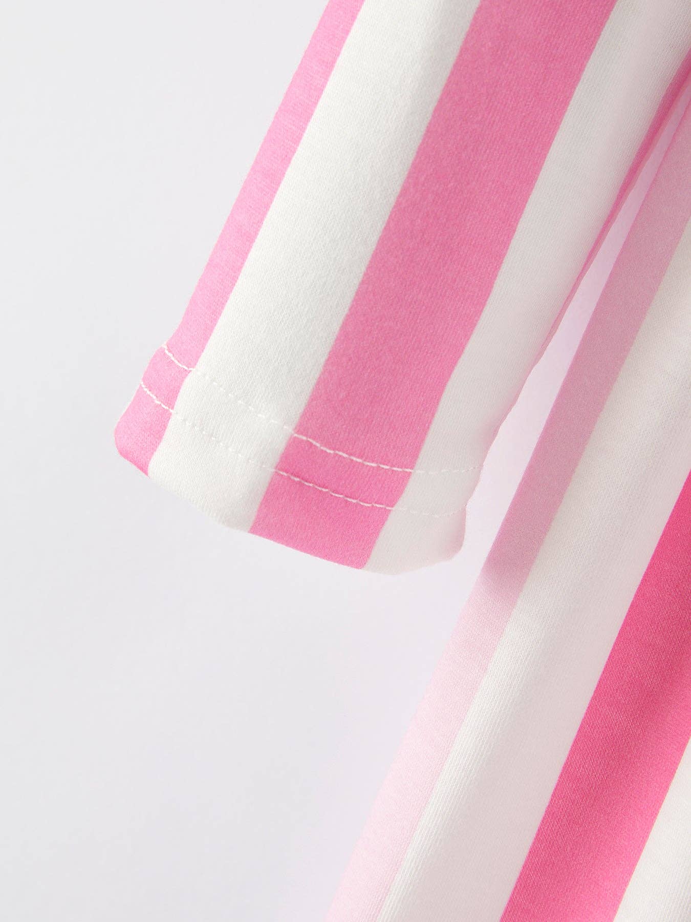 Oakley Dress in Pink & White Stripes- Tween (7-10/12)