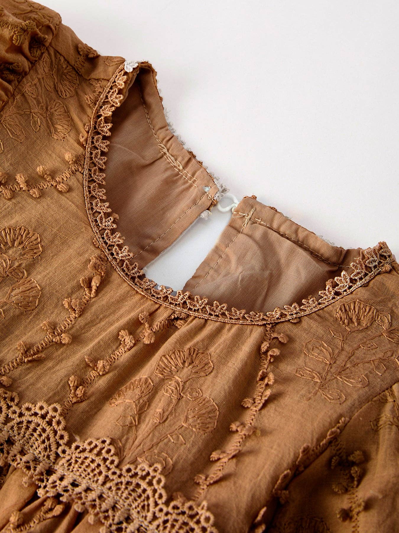 Beatrice Dress in Brown- Girls/Tween (5-10/12)