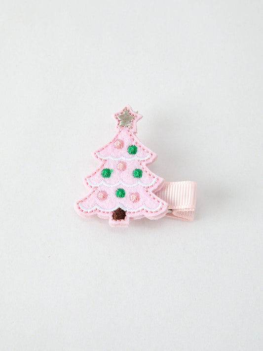 Christmas Tree Clip- Girls Accessories