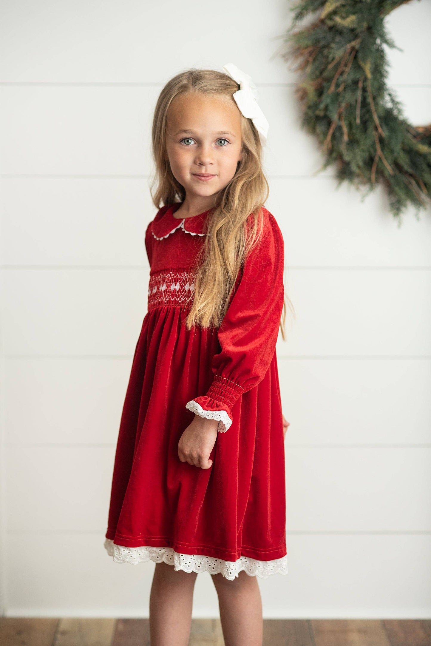 Brooklynn Dress in Red- Girls (3/4-10/12)