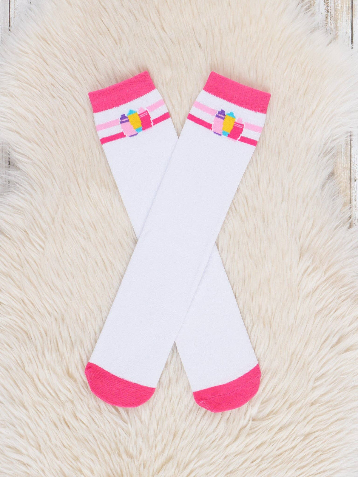Knee Socks in Cutie Crayons- Girls (OS)