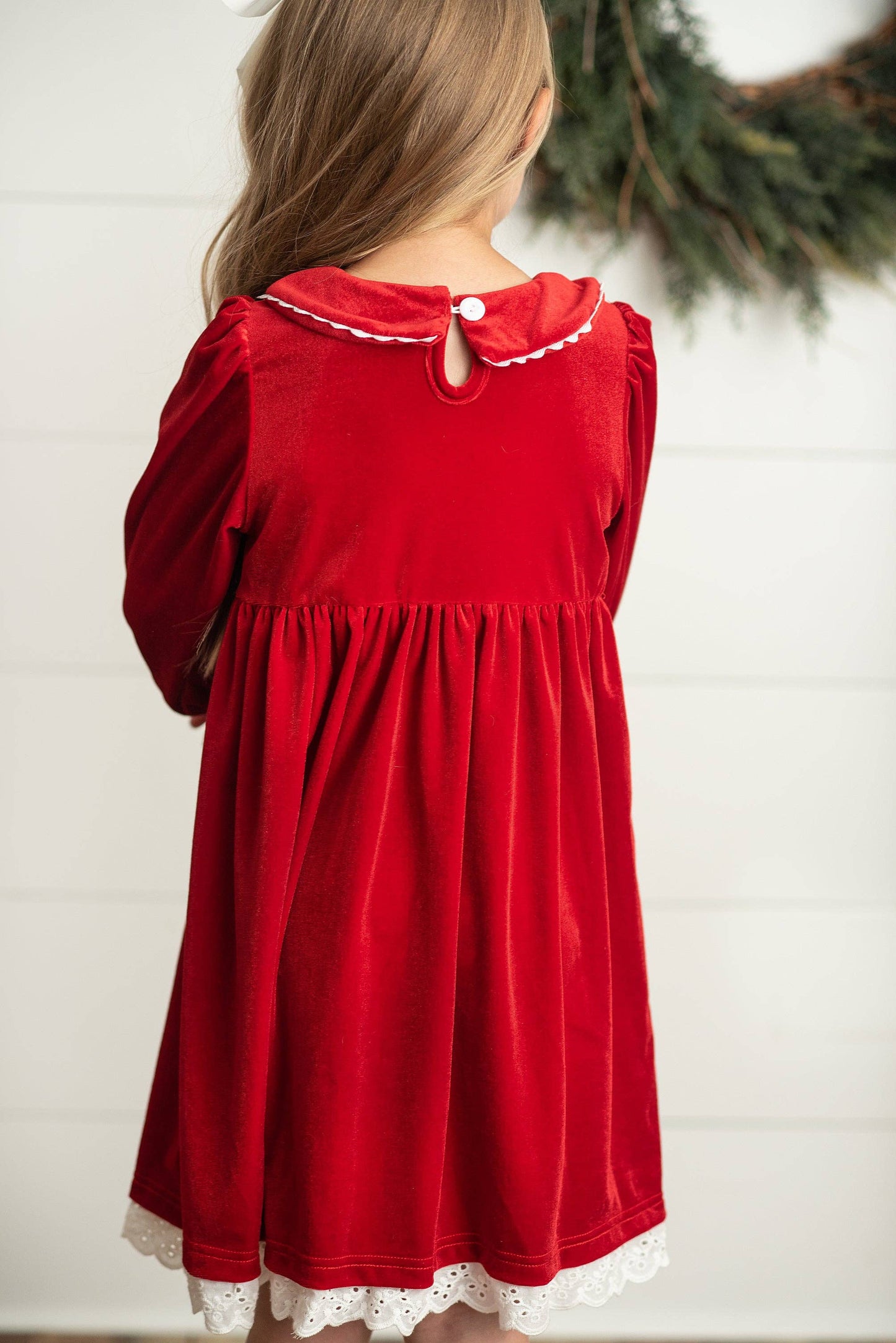 Brooklynn Dress in Red- Girls (3/4-10/12)