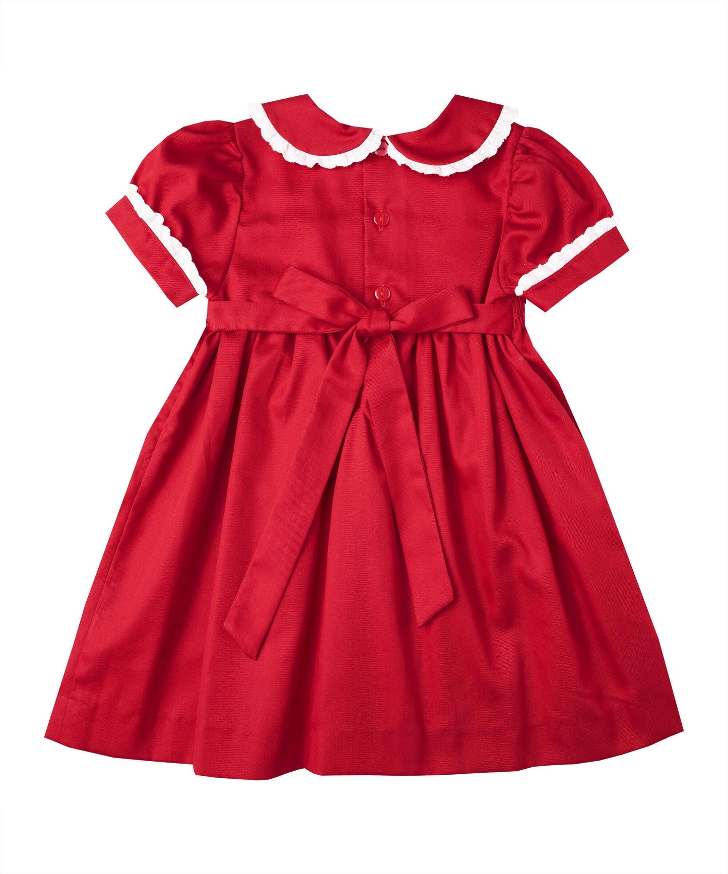 Margaret Dress in Red- Infant & Girls (12M-6X)