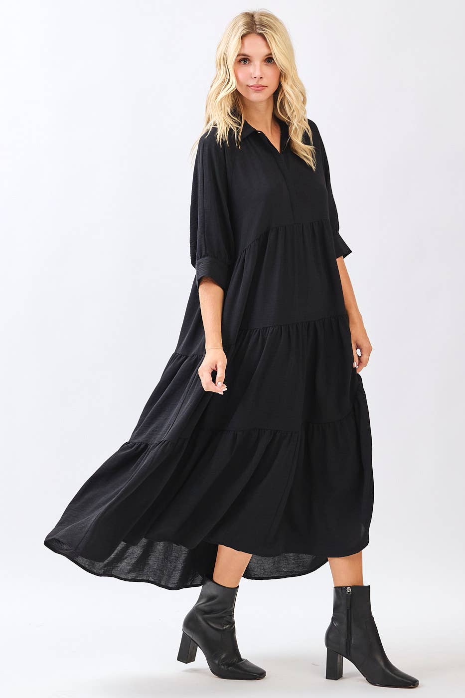 Soraya Dress in Black- Misses (S-L)