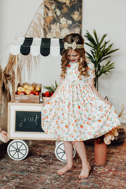 You're a Peach Dress- Girls (2T-7/8)