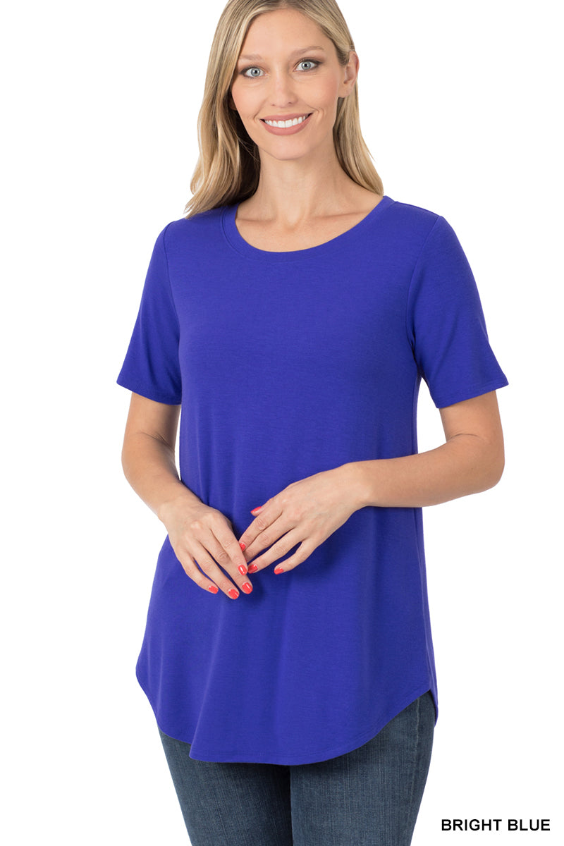 Margie Top in Bright Blue- Misses