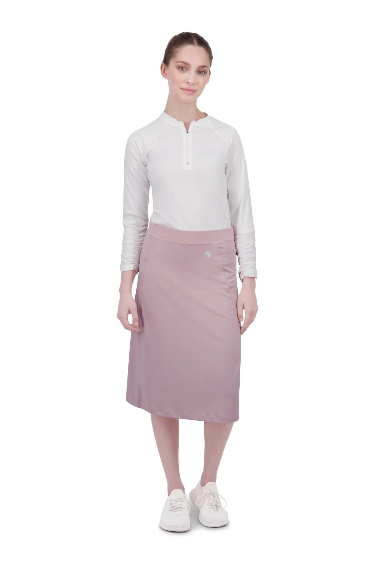 Fit Skort 24" Snoga in Burnished Lilac- Misses and Plus (XXS,XS,L,XL,2X,3X)