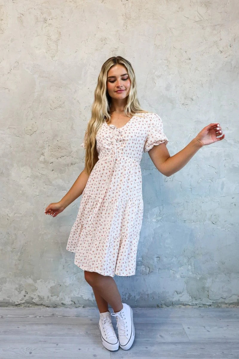 The Joan Dress in Apple Blossom- Misses & Plus (S-4X)