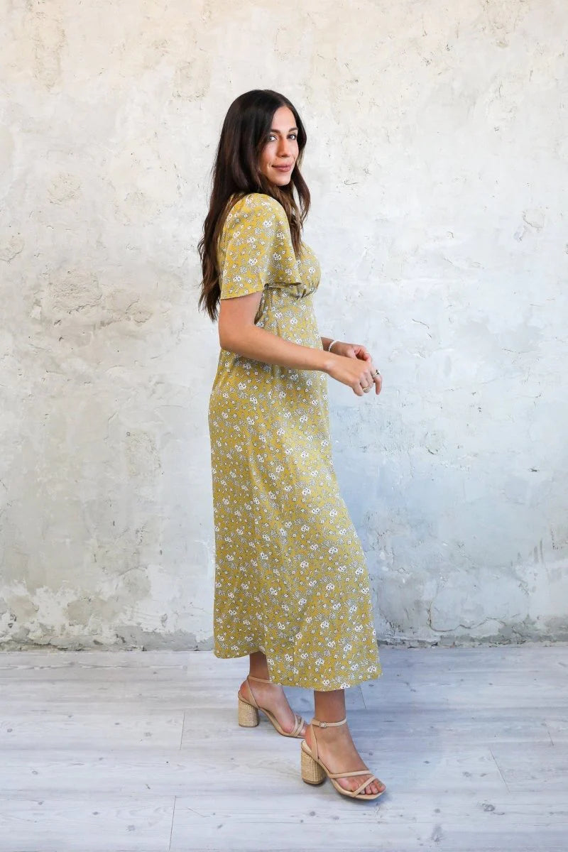 Rhodes Dress in Dandelion- Misses & Plus (S-4X)