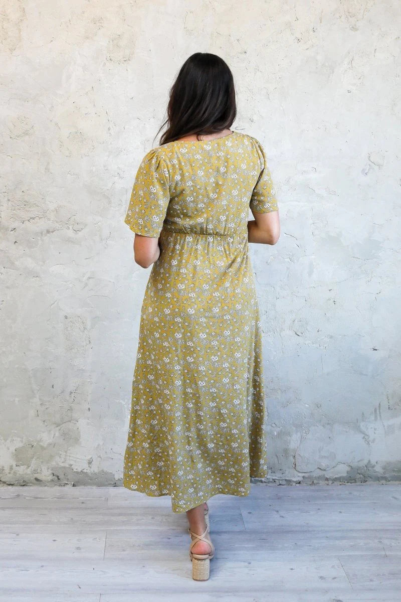 Rhodes Dress in Dandelion- Misses & Plus (S-4X)