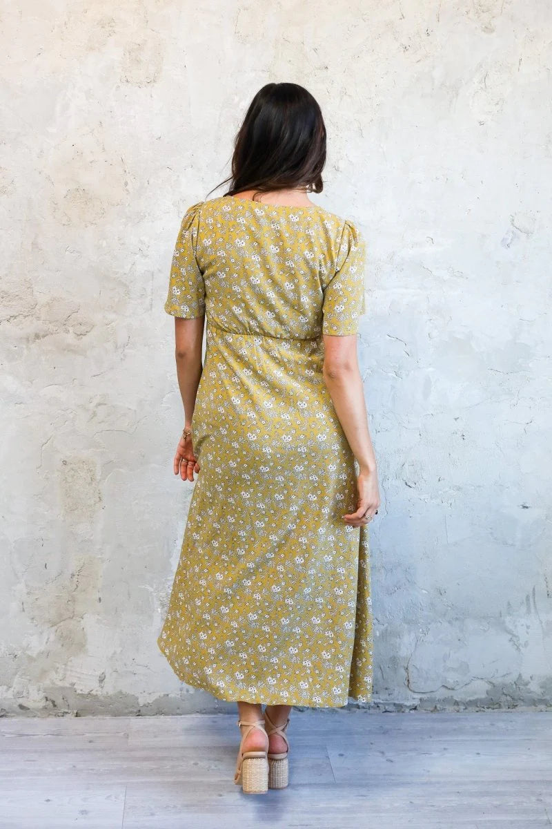 Rhodes Dress in Dandelion- Misses & Plus (S-4X)