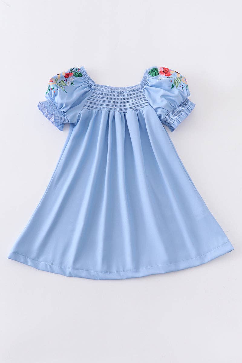 Flosie Dress in Blue- Girls