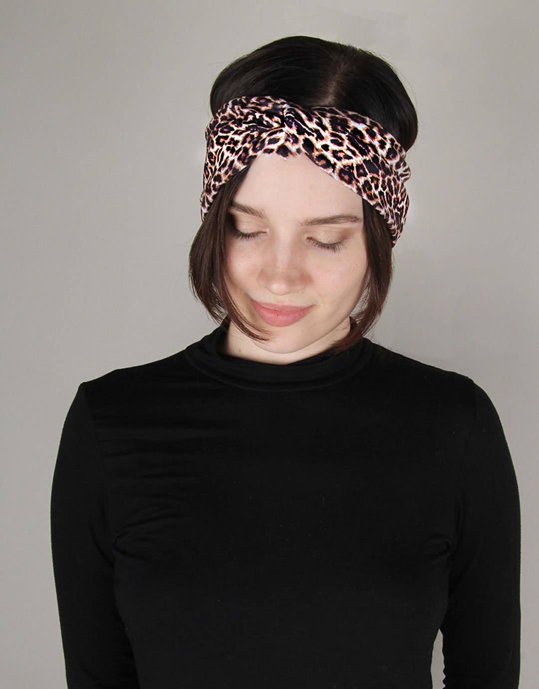 Classic Leopard Twist Headwrap