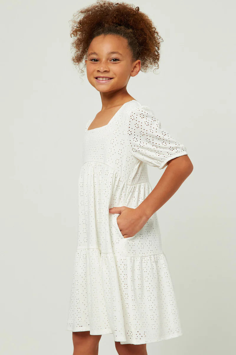 Ariella Dress in Ivory- Tween (M 9/10)