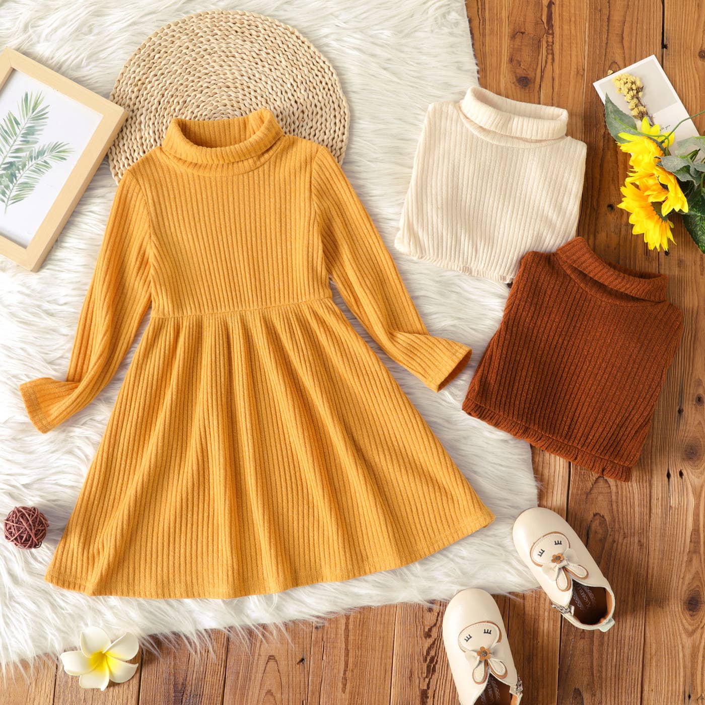 Antonella Dress in Ginger- Infant & Girls (18/24M)