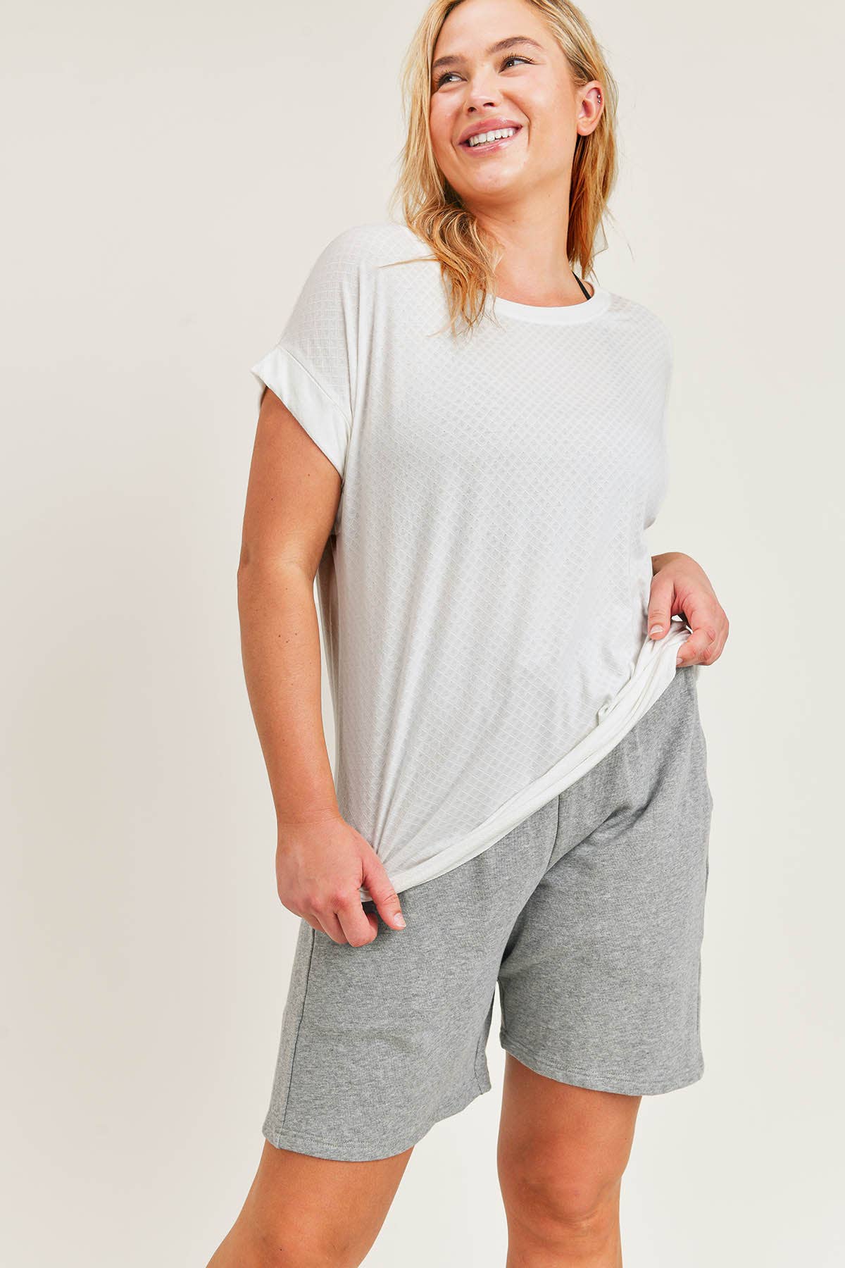 Rhombus Athleisure Tee - Plus (1X-3X)