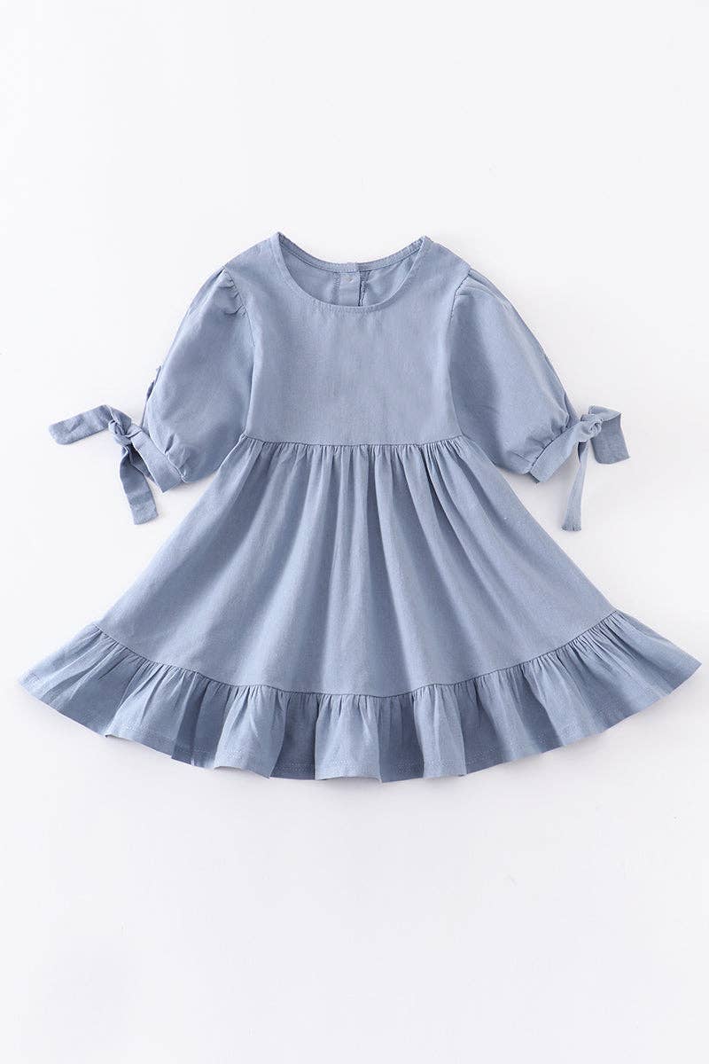 Kellie Dress in Blue- Girls