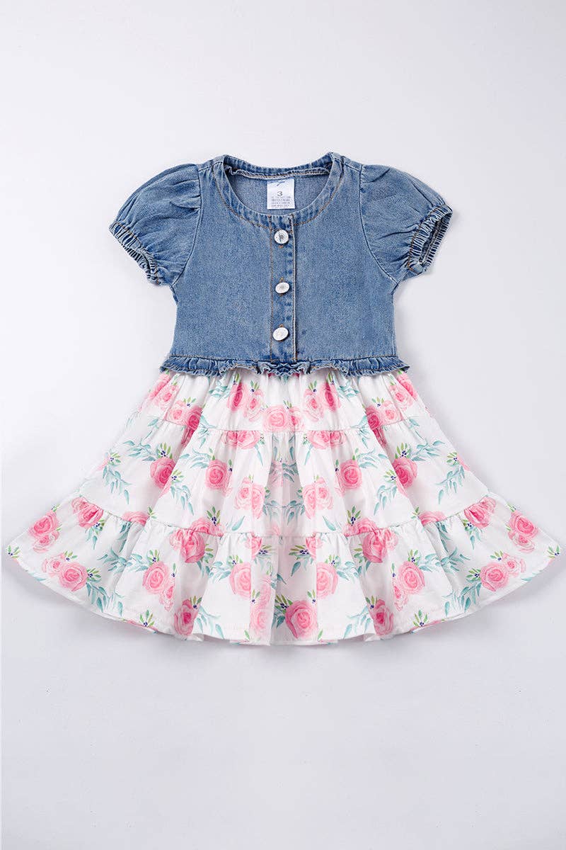 Zhuri Dress in Blue- Girls (6 & 7)
