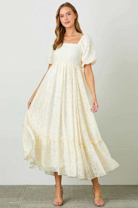 Leilani Dress in Cream- Misses (S-XL)