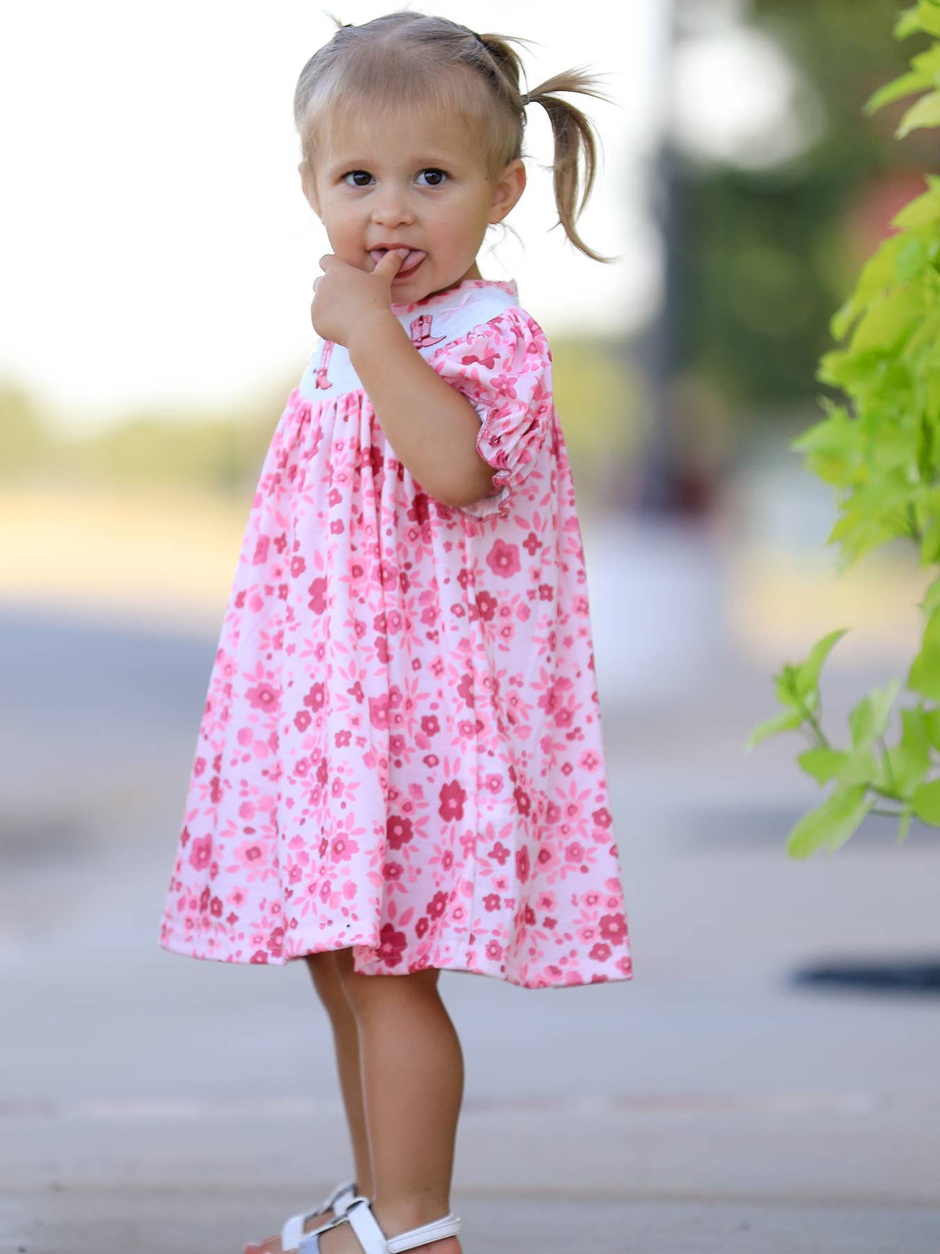 Boots Smocking Dress in Pink- Girls (2-7)