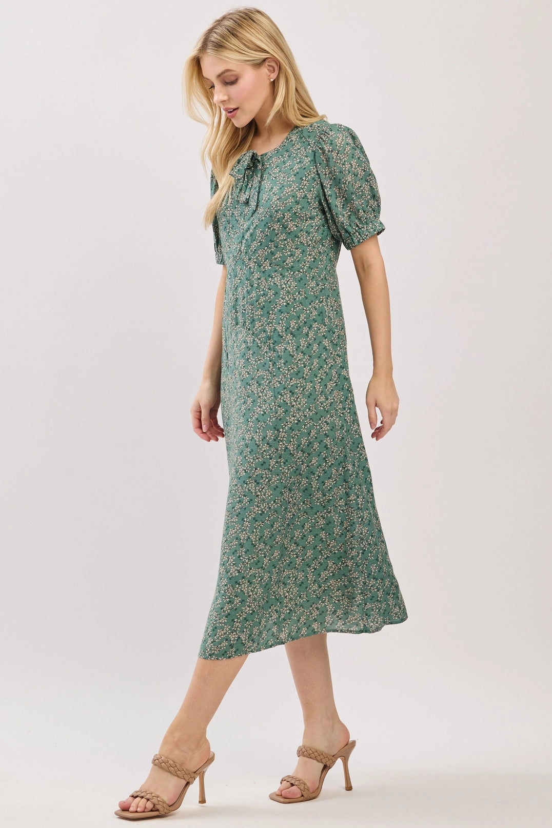 Verity Dress in Agave Green- Misses (S-L)