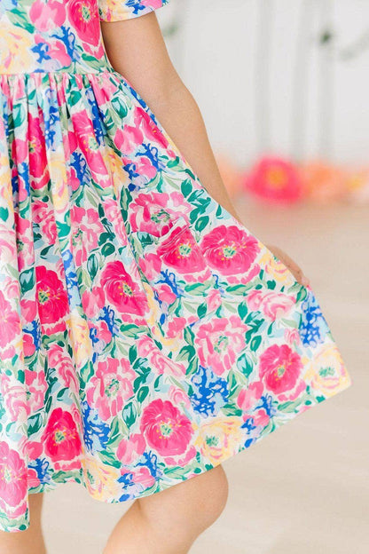 Wildflower Wishes Dress in Multi- Girls (2T-9/10)