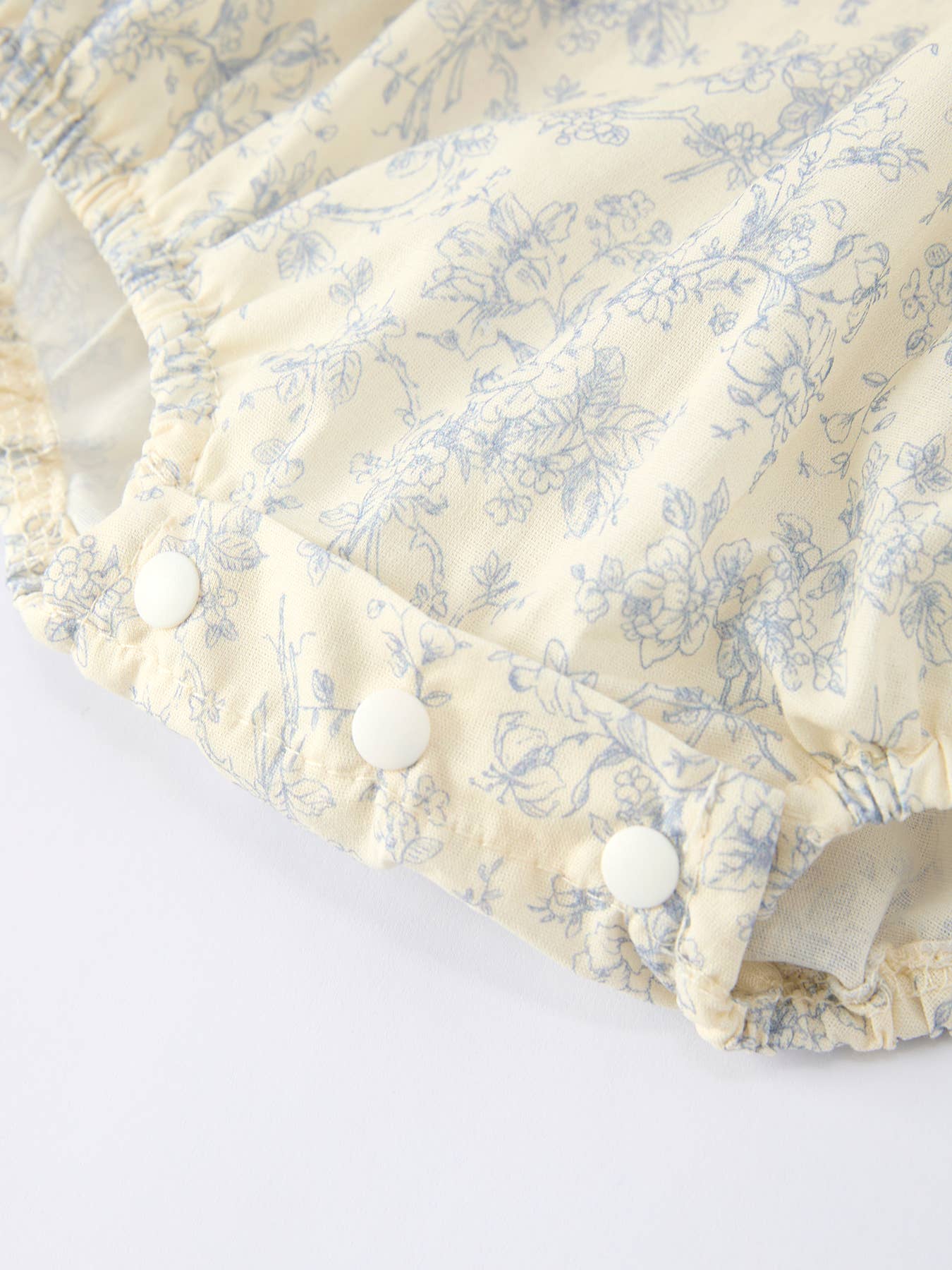 Vintage Lace Romper in Ivory- Infant Girls (6M-24M)