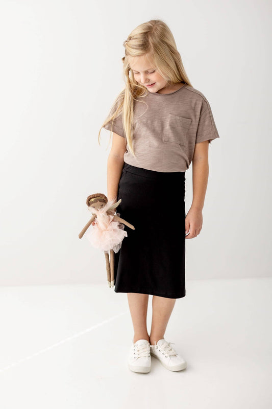 Zoey Skort in Black- Girls & Tween (4-14)