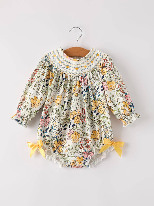Goldie Romper in Gold Multi- Infant Girls (3M-18M)