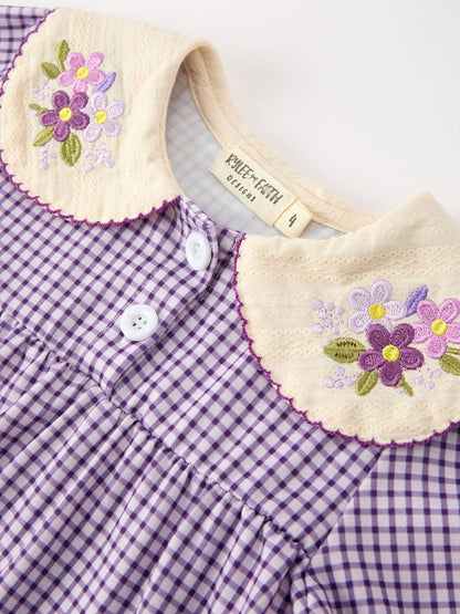 Violet Meadow Dress in Purple- Girls (2-6)