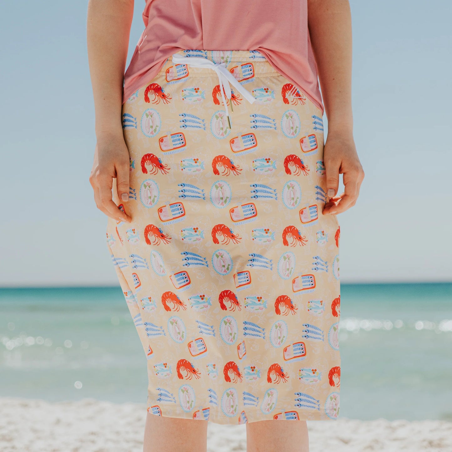Limited Mod Skirt in Aruba- Misses and Plus (S-2X)