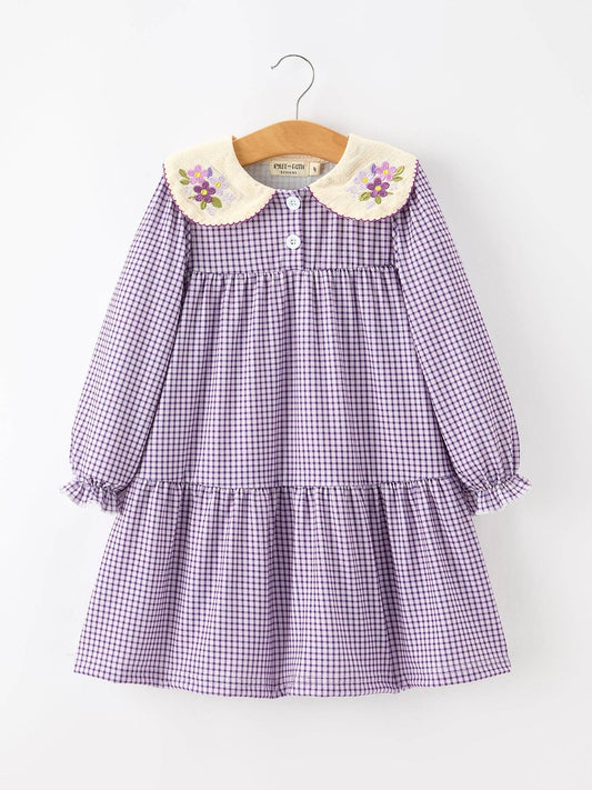 Violet Meadow Dress in Purple- Girls (2-6)