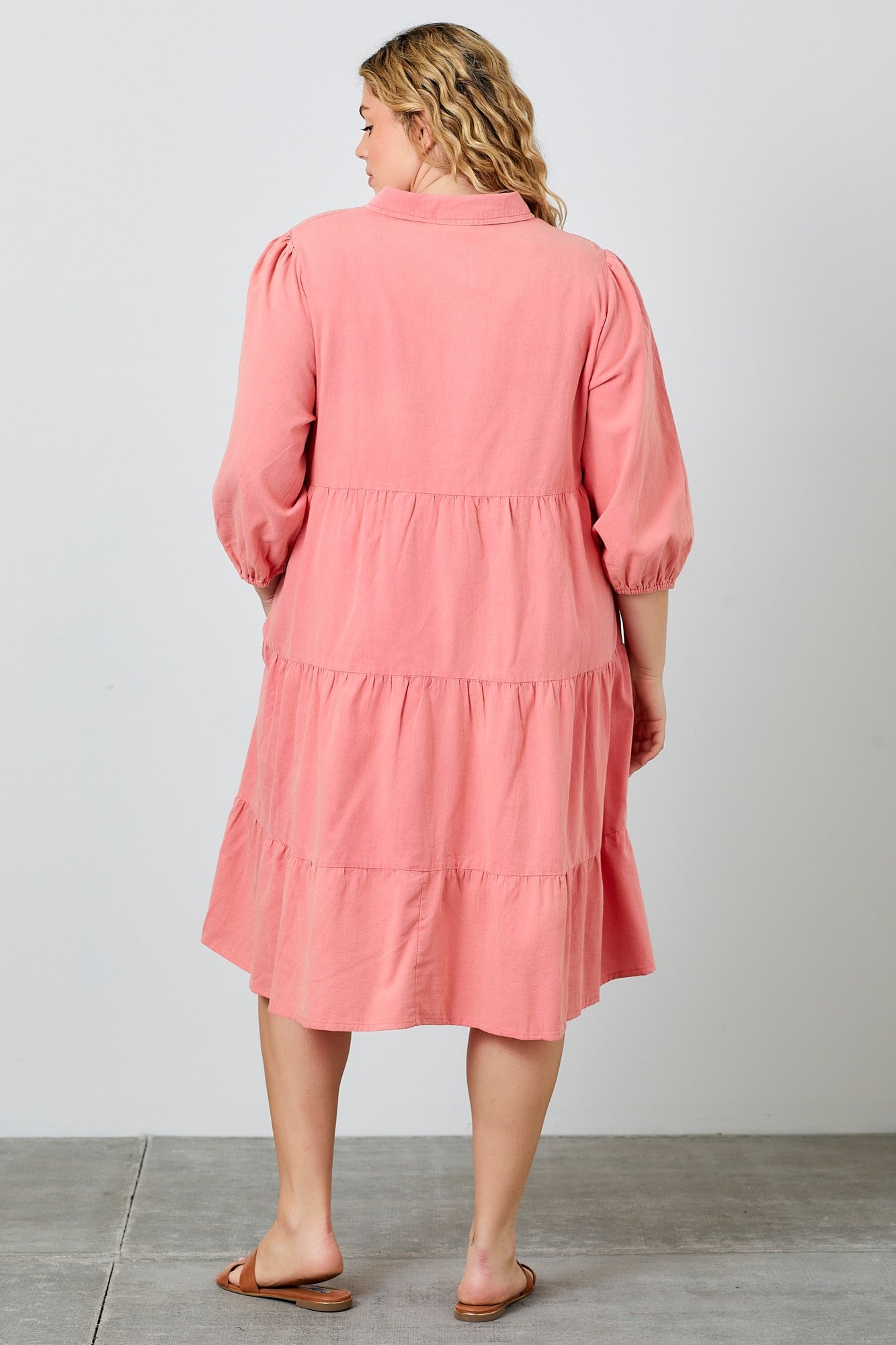 Kini Dress in Pink- Plus (1X-3X)