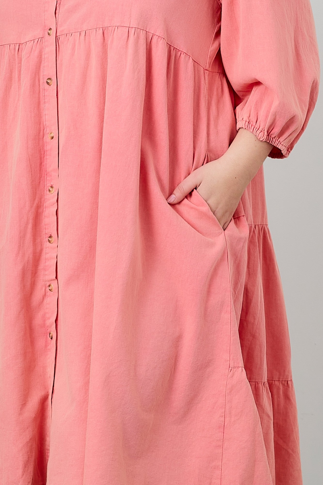 Kini Dress in Pink- Plus (1X-3X)