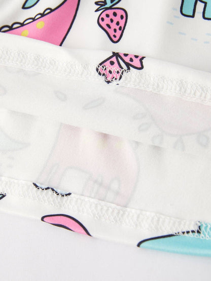 Dino Dress in Pastel Multi- Girls (6-8/9)