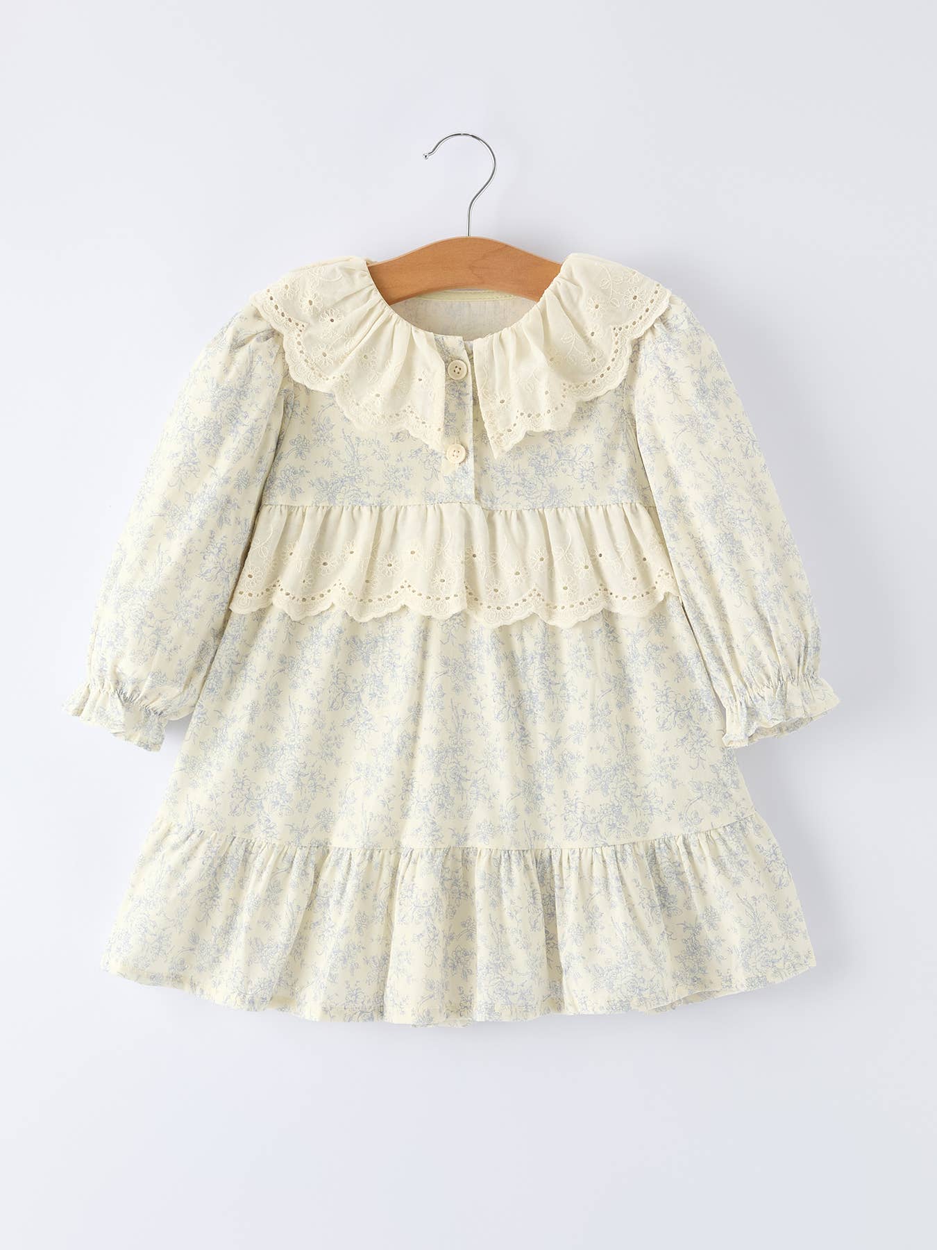Vintage Lace Dress in Ivory- Girls (18M-5)
