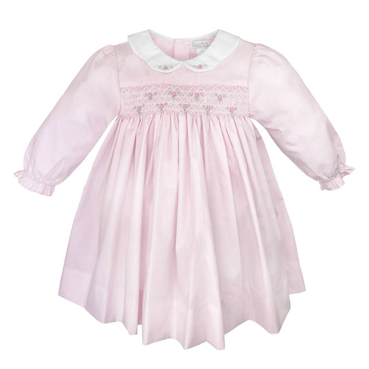 Flora Dress in Pink- Infant & Girls (3M-4T)