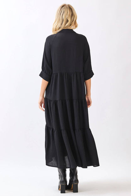 Soraya Dress in Black- Misses (S-L)