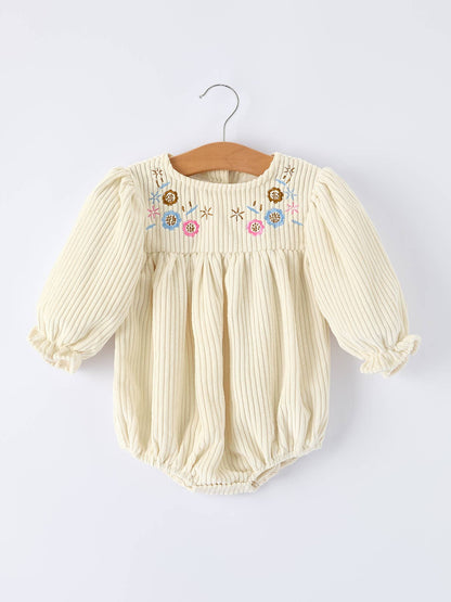 Mabel Romper in Cream- Infant Girls (6M-24M)