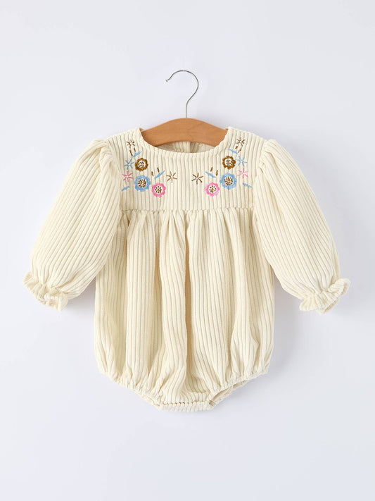 Mabel Romper in Cream- Infant Girls (6M-24M)