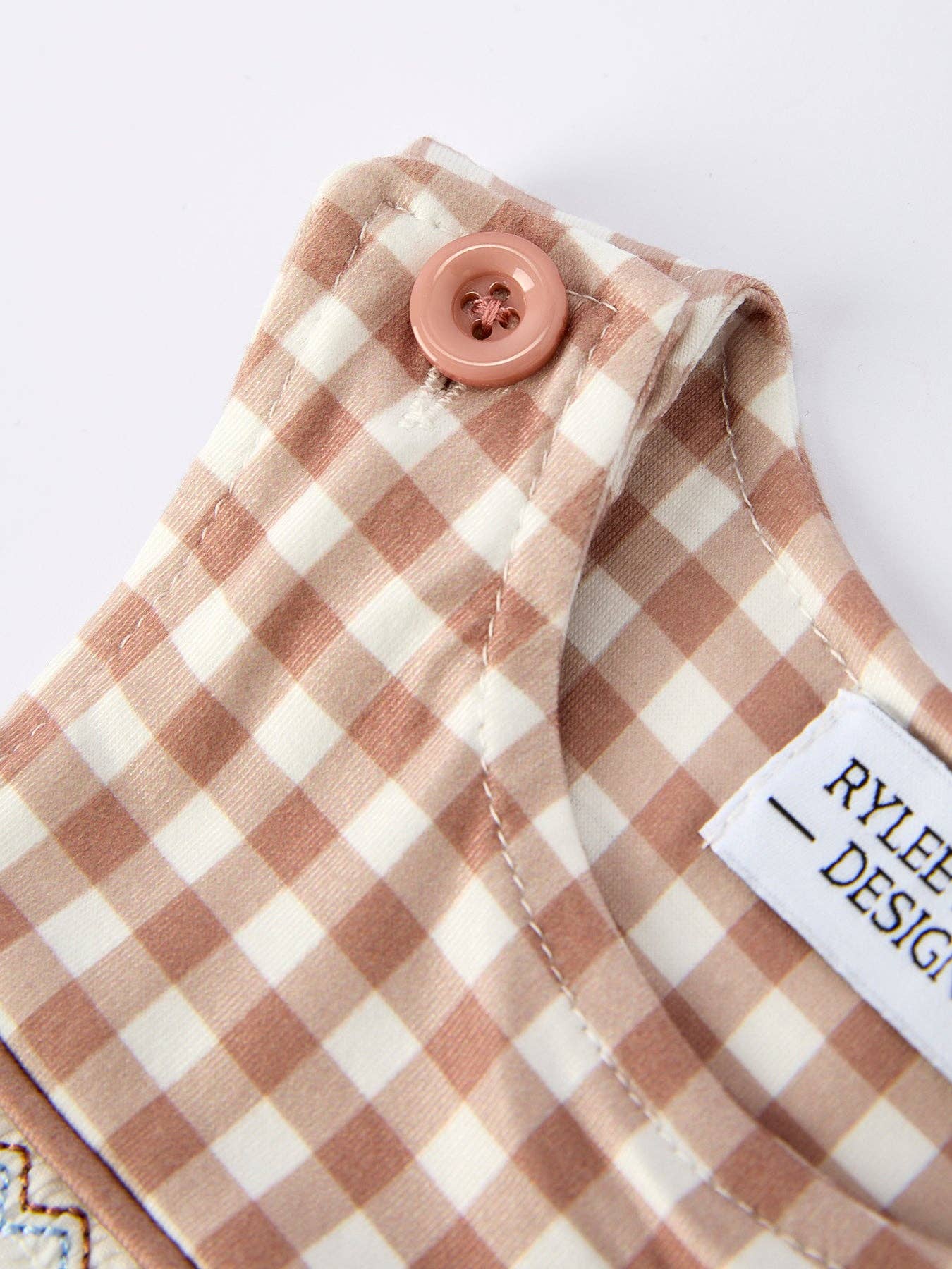 Gingerbread Boy Romper in Brown- Infant Boys (3M-18M)