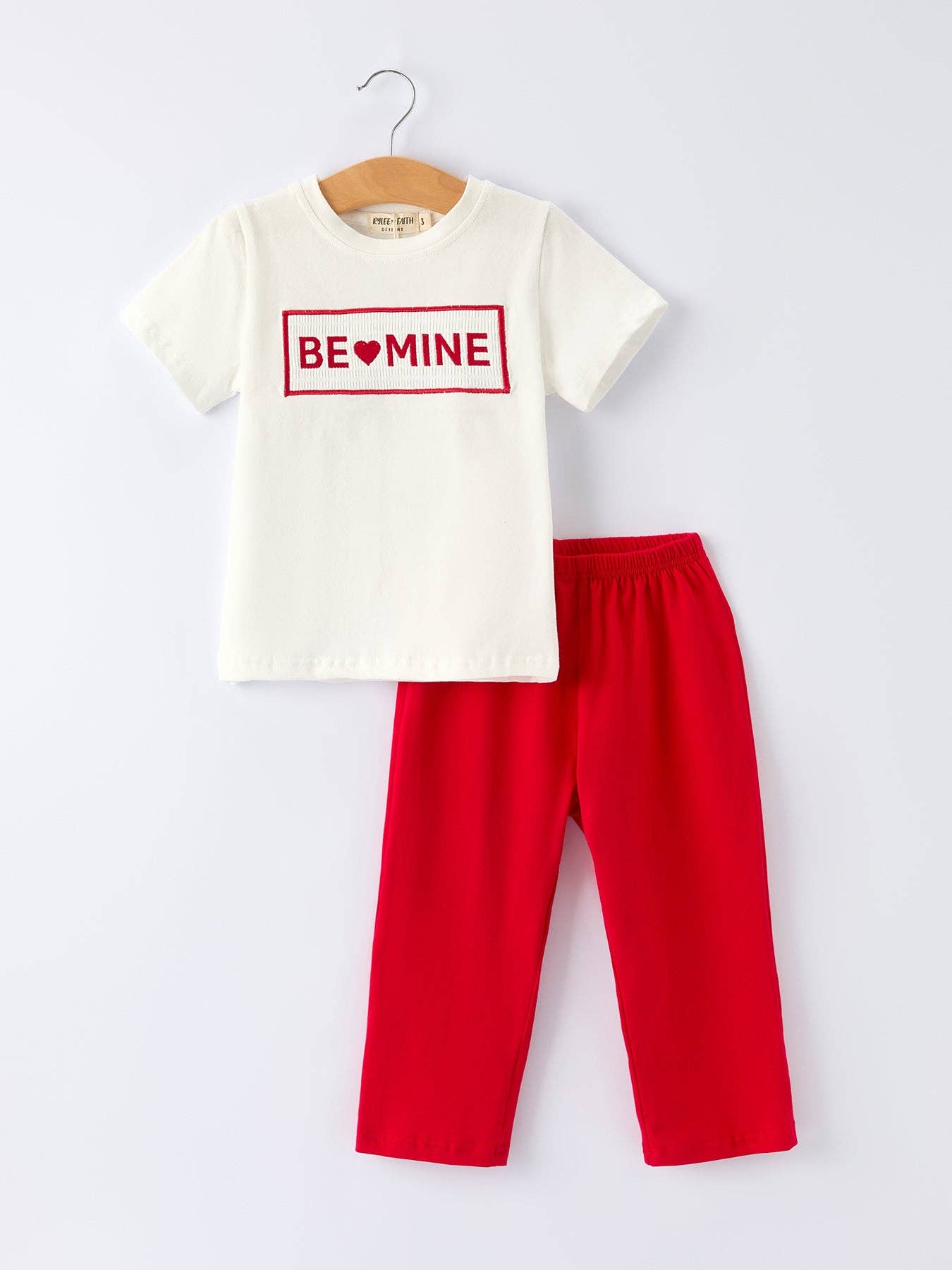 Be Mine Boy's Set in Red- Boys (2-6)