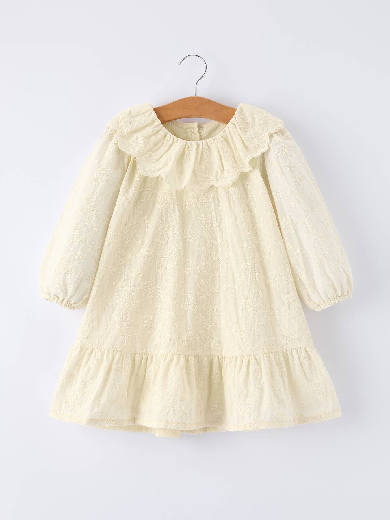 Adelaide Dress in Cream- Girls (18M-5)