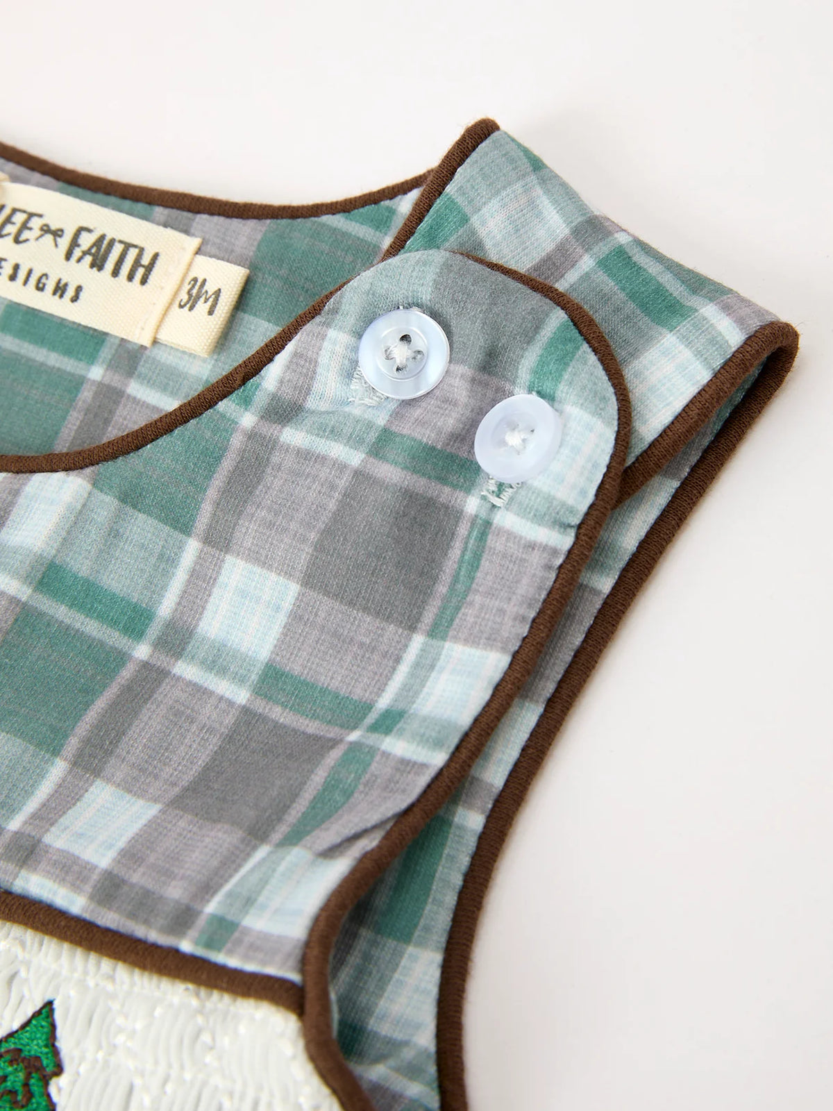 Plaid About Moose Jon Jon- Boys (3M-18M)