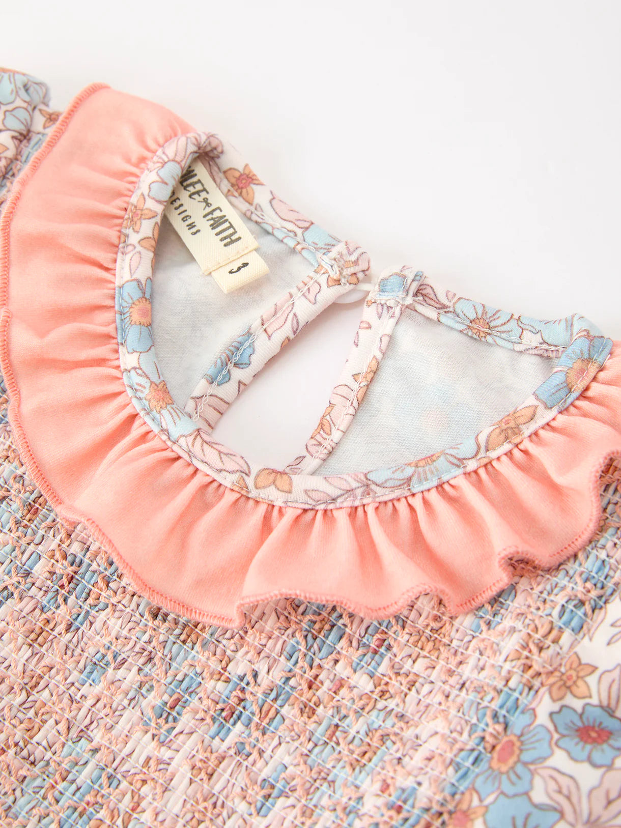 Winnie Dress in Coral- Girls (2-7)
